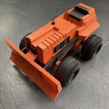 Mighty Mo Friction Motor Tractor Bulldozer 1973 Vintage Ideal Toy Corp