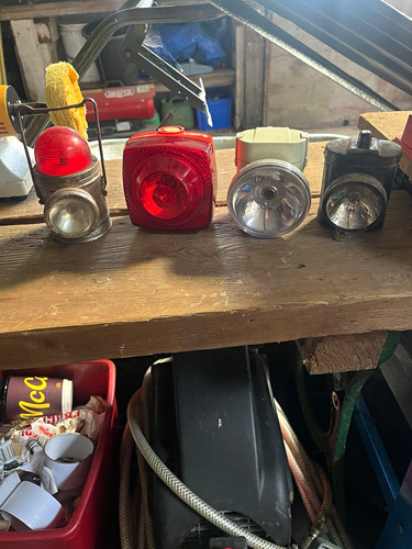 Vintage bicycle lights - vintage, &