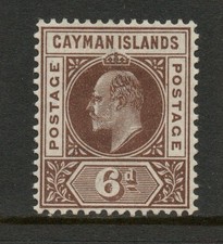Cayman Islands 1902-03 6d