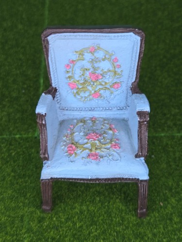 Doll house furniture - furniture, blue
