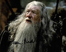 Sir Ian McKellen as Gandalf in The Lord of The Rings Signed 10x8 Photo + Cert