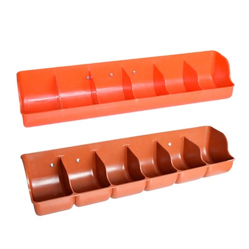 Piglet feed trough organizer - piglet,