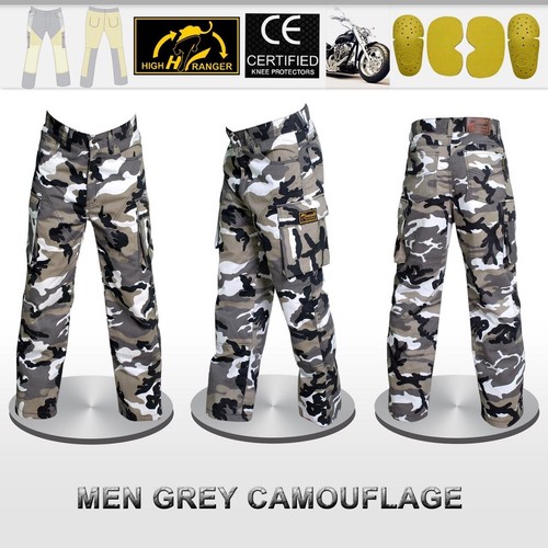 Men motorbike camouflage cargo - motorbike,