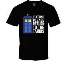 Dr. who t-shirt tardis tee