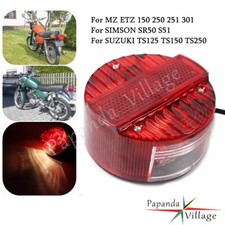 Taillight License Plate Light Reflector For Suzuki TS125 TS150 TS250 Simson SR50