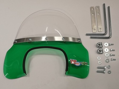 Royal alloy flyscreen - alloy, green