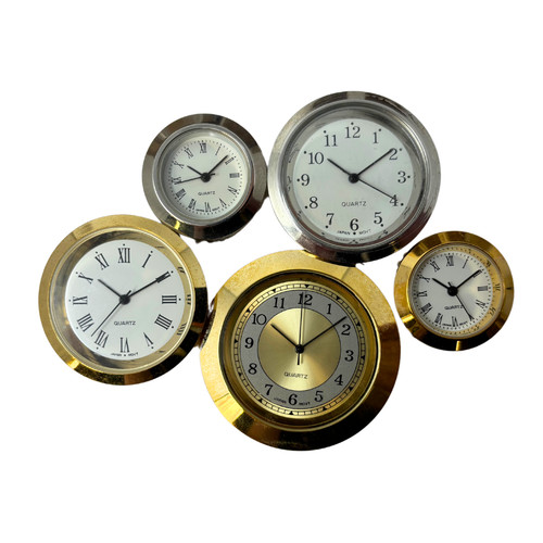 Clock head round insert - insert,