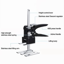 2 Pcs Labor Saving Arm Brick Lifter Hand Lifting 150kg Load-Bearing Jack Clamp