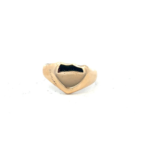 18ct yellow gold signet - , ring