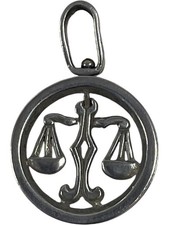 Solid Silver Libra Justice