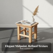 Small Round Wooden Stool