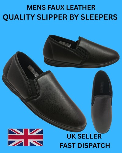 Mens faux leather look - mens,