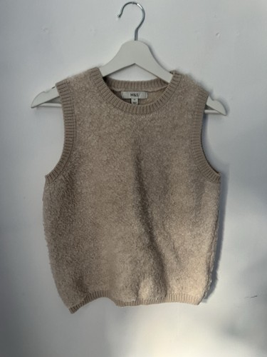 Women beige cream knitted - beige/cream,