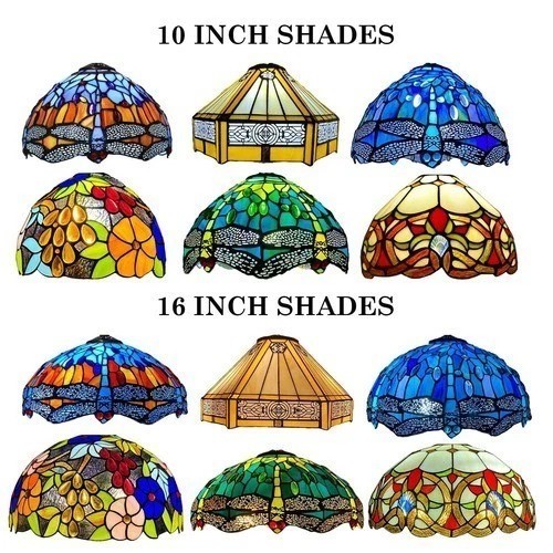 Tiffany style lamp shade - tiffany,