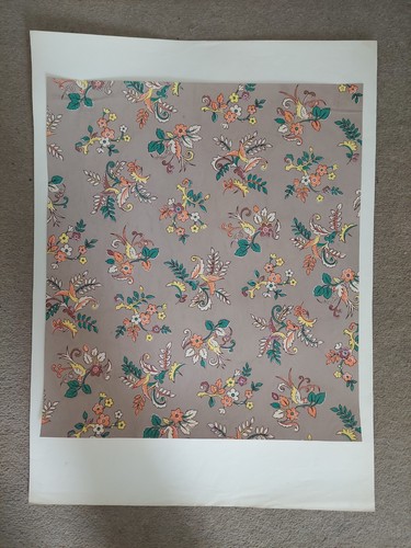 Vintage original 1970s textile - original,
