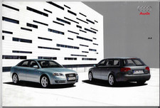 Audi A4 Saloon & Avant 2005-2006 UK Market Brochure Portfolio DTM SLine Sport SE