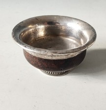 Tibetan Burr wood silver tea