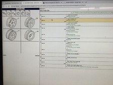 Secondhand peugeot 306 mk2 alloy wheel  9606Ya  Ilea 2 14inch 5.5J14Ch4.24