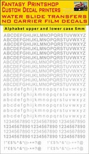 ALPHABET LETTERS NUMBER UPPER