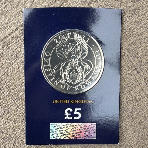 2021 five pounds - £5,