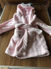 Girls pink dressing gown age 3