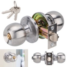 Round Door Knobs with Keys