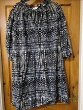 Ladies Blue & Beige Tunic Top