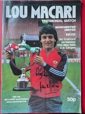 LOU MACARI SIGNED 1984