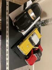 Lot Of 3 Model Cars Diecast Jag Type E, 1956 Mustang And A Triumph TR3A, No Box