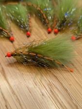 Fly Fishing ,trout flies ( 🧨UV straggle silly legs Damsel🧨) 👉X 12  Barbless👈