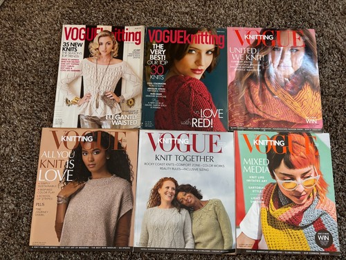 Vogue knitting magazine lot - lot, of