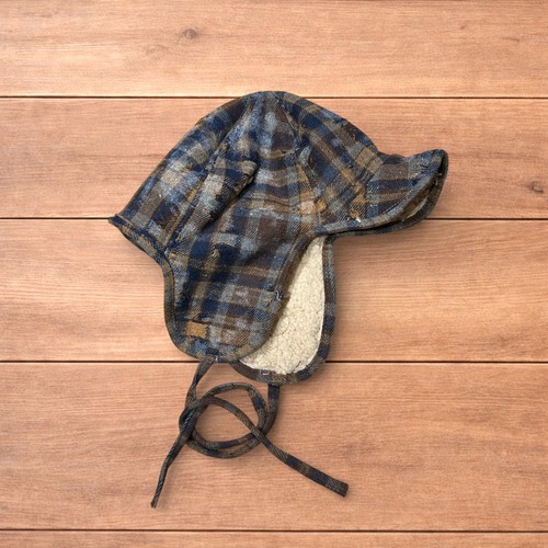 Vintage style trapper - , fluffy