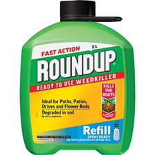 Roundup Fast Action 5L Total Weedkiller Refill Ready To Use Pump N Go Lawn Patio