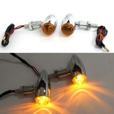 Chrome motorcycle turn signal - motorcycle,