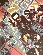 U2 - Fully Signed Autograph  -