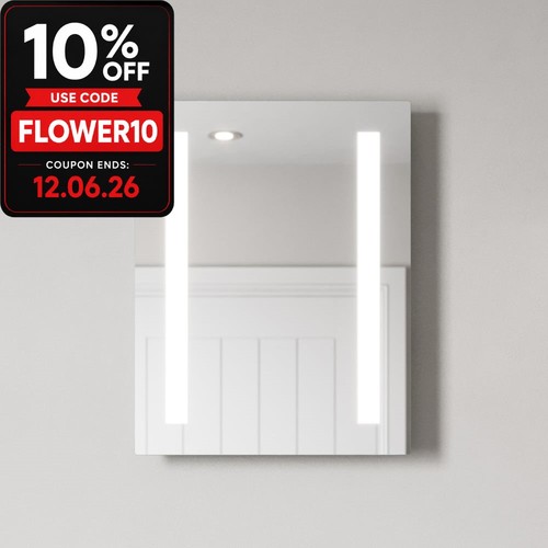 390 500mm bathroom mirror - 390,