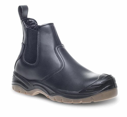 Apache black leather steel - s3,