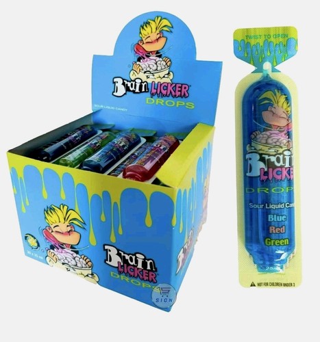 Brain licker sour candy - brain,