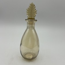Amber gold bottle - amber,