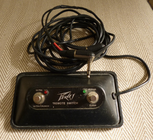 Peavey amplifier remote switch