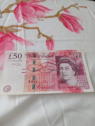 Bank england fifty pounds - england,