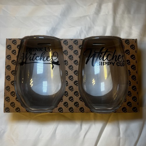 Witch themed wine glasses - themed,