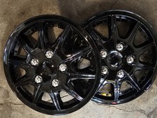 14" Gloss Black Wheel Trims X