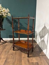 Victorian Mahogany Three Tier