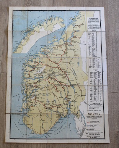 Bennett tourists route map - bennett's,