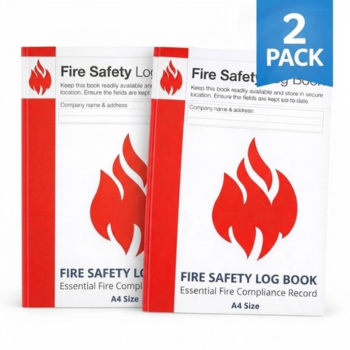 Fire safety log - log, a4