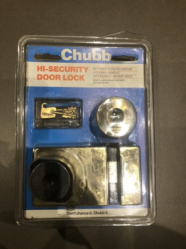 Chubb lock security - chubb,