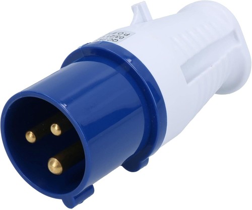 230v power connector blue - 230v,