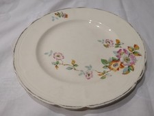 Alfred Meakin Roses, Marquis Shape Salad Plate 8" dia Vintage Art Deco Floral