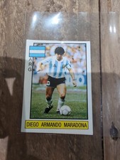 Panini Supersport Diego Maradona Argentina Football Sticker Unused 1987 #71